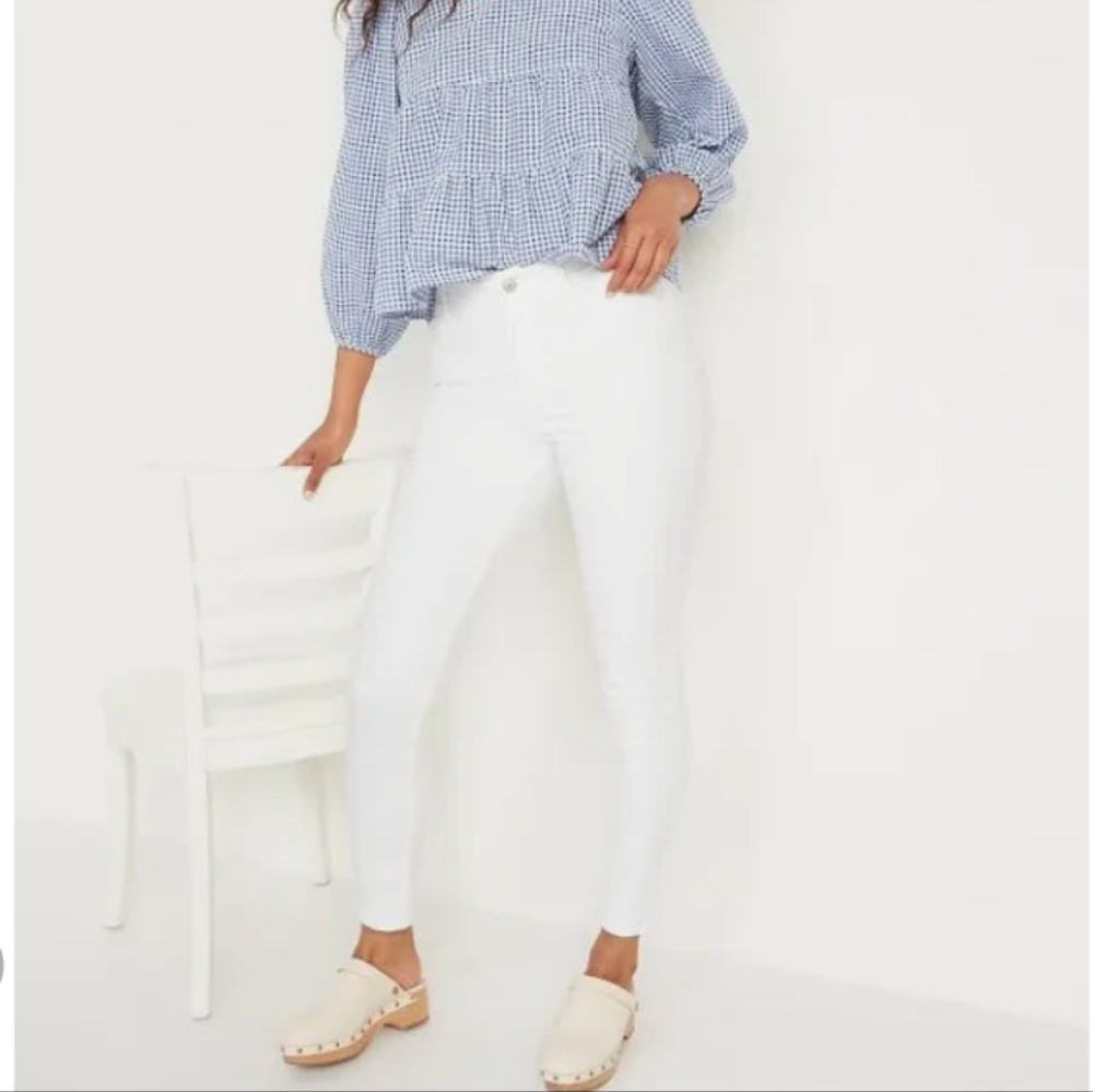 White Denim Jeans Size 6 By Premium Jeans